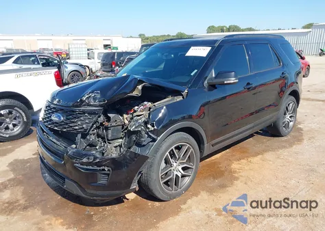 2019 Ford Explorer Sport from USA, damaged, VIN 1FM5K8GT4KGB12577